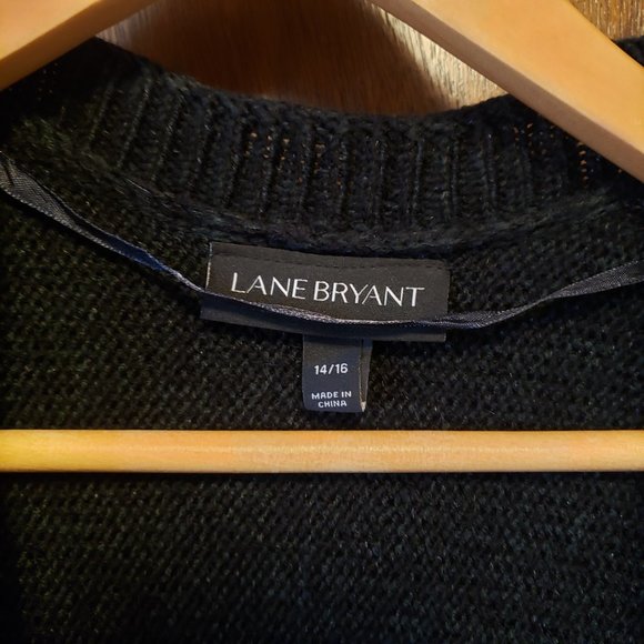 Lane Bryant dolman sleeve, open front, knit cardigan - Picture 2 of 5